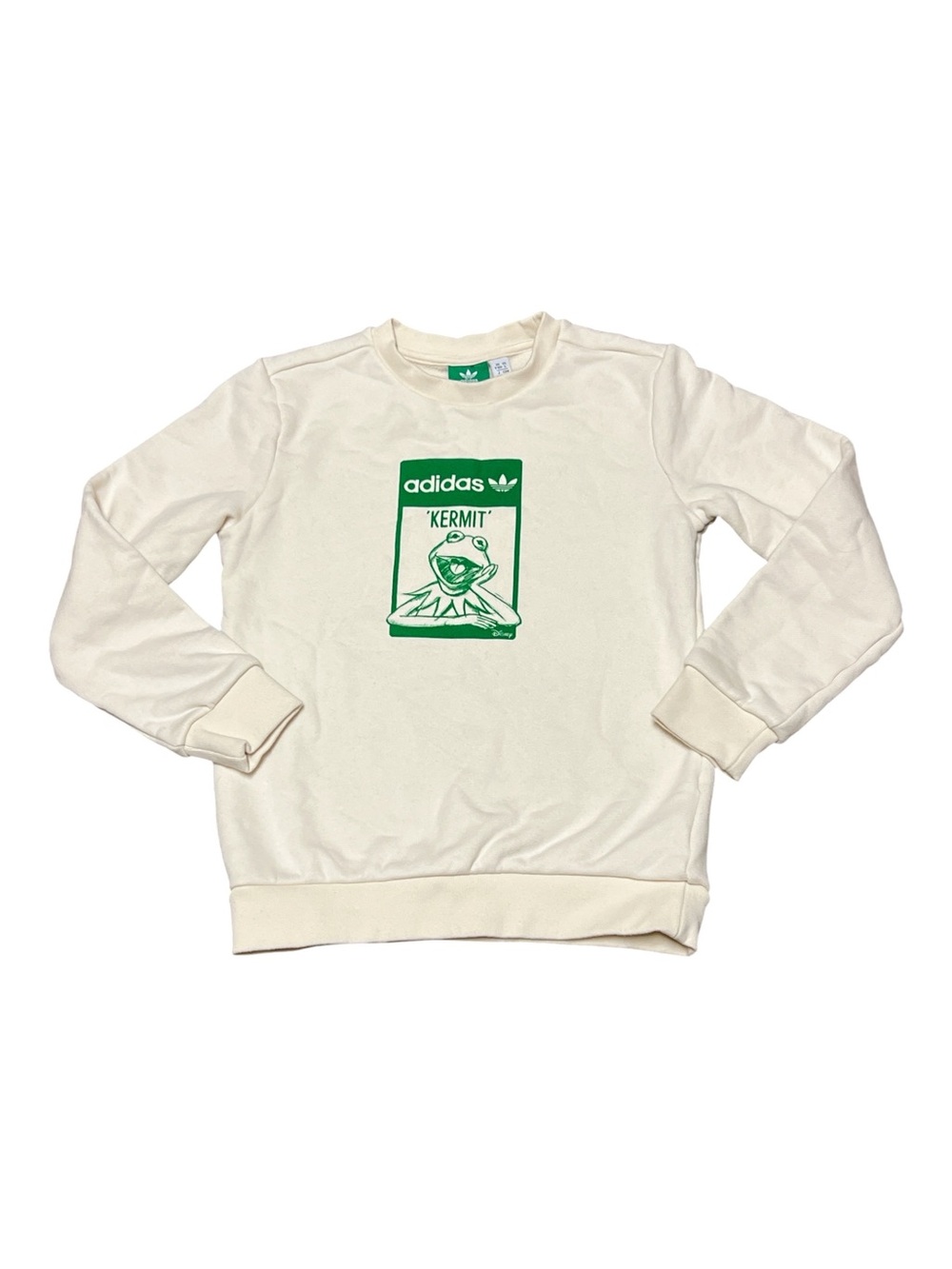 Adidas Originals x Disney Kid's Kermit the Frog Crewneck Size S